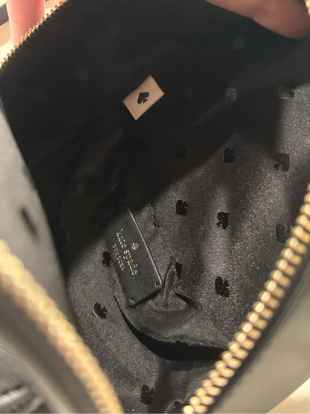 Kate Spade New York Schuyler Black PVC Saffiano Leather Mini Backpack EUC